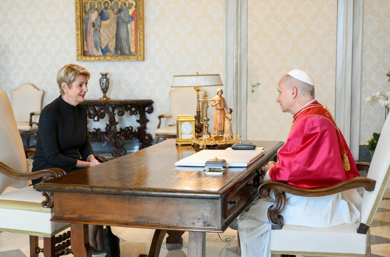 Il Papa riceve in udienza la presidente della Confederazione Elvetica