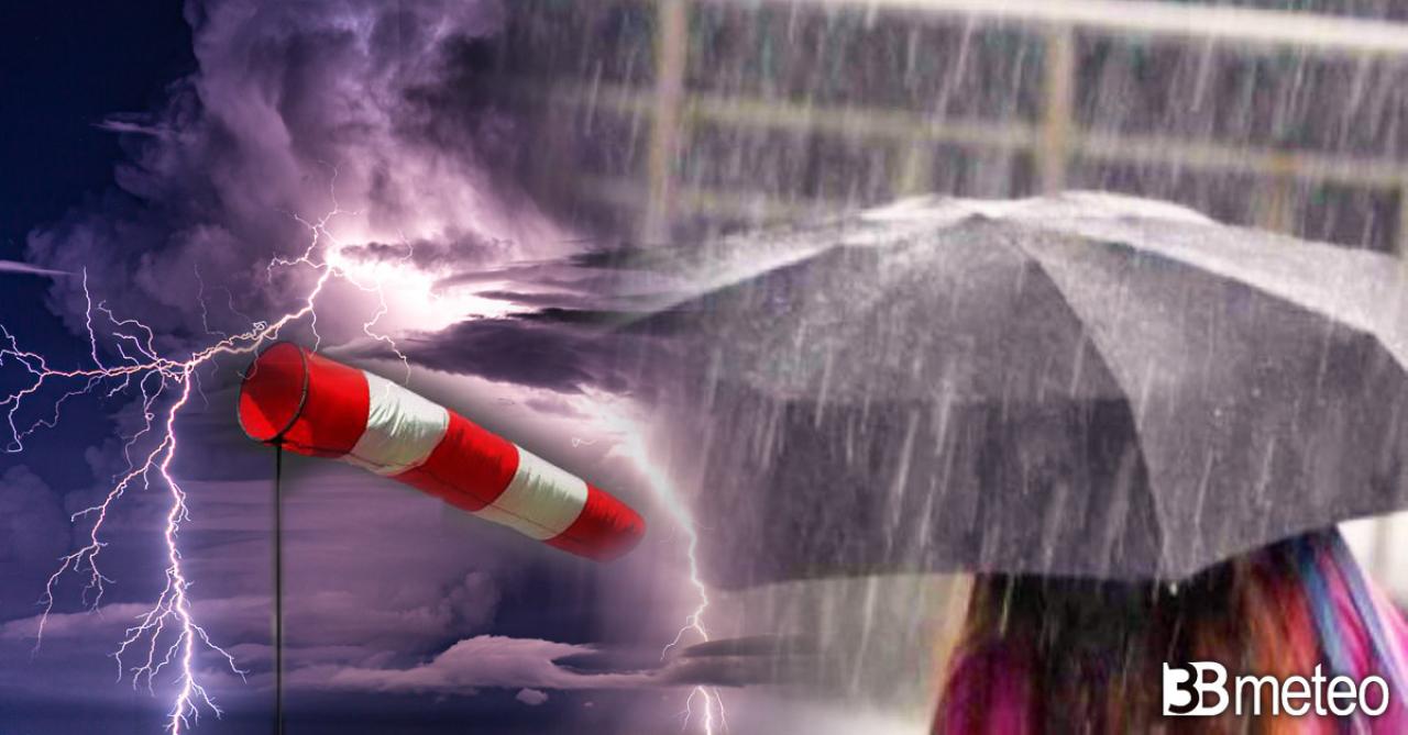 Intensa perturbazione collegata alla tempesta Amy, attraverserà l'Italia tra la notte e domenica. Ecco dove porterà maltempo e venti forti. « 3B Meteo