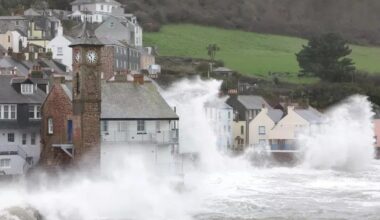 Tempesta Amy, Regno Unito e Irlanda devastati! Un morto e venti record a 185 km/h