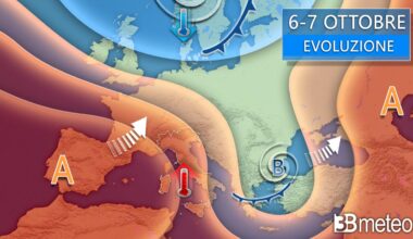 Meteo Italia . Avvio di settimana con più sole e meno piogge, poi incognita nuovo vortice mediterraneo « 3B Meteo