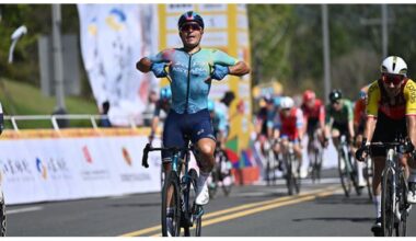 TAIHU LAKE. MALUCELLI SFRECCIA NELLA PRIMA TAPPA