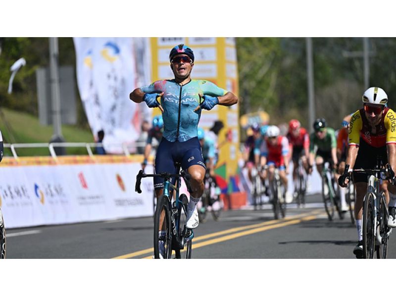 TAIHU LAKE. MALUCELLI SFRECCIA NELLA PRIMA TAPPA