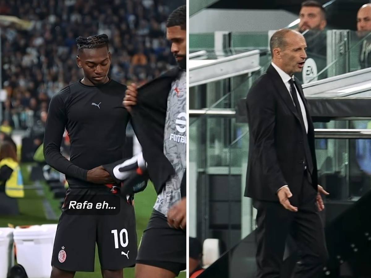 “Non fiata nessuno!”: cosa c'è dietro le urla di Allegri contro Leao dopo Juve-Milan