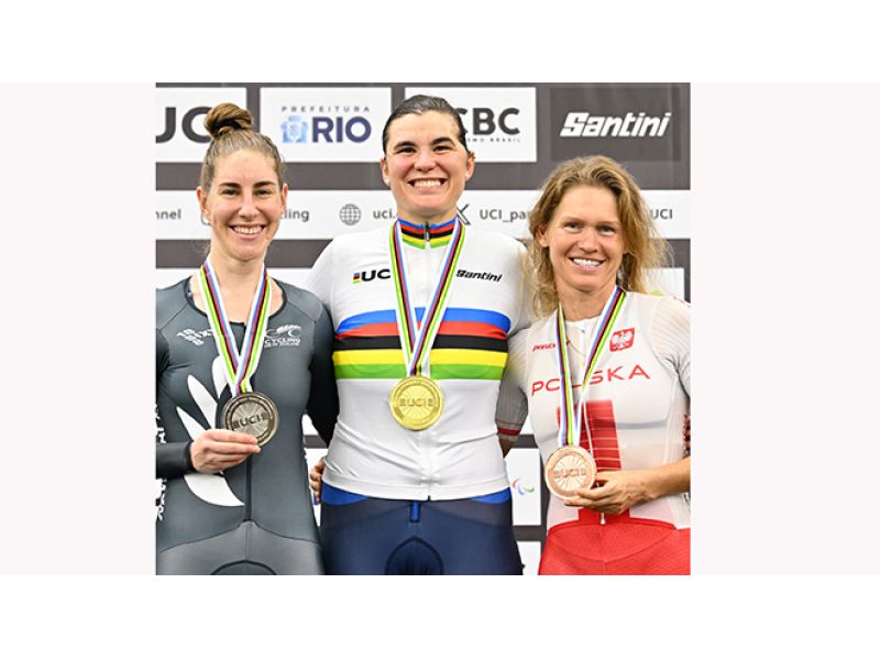 MONDIALI PISTA PARACICLISMO. IRRESISTIBILE CRETTI, DOPPIETTA IRIDATA A RIO!