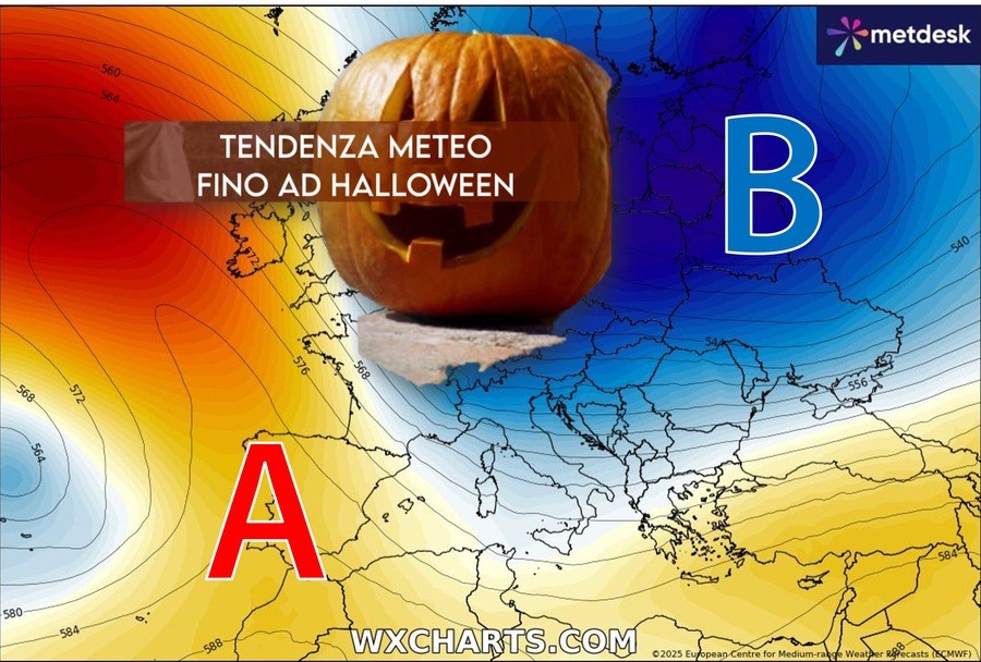 Tendenza meteo 25-31 Ottobre, ci sono importanti aggiornamenti