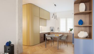 Un appartamento contemporaneo a Milano che rivive grazie al colore