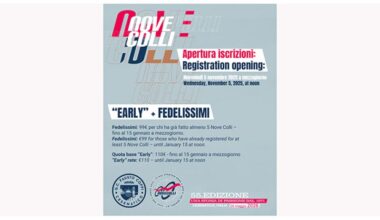 RIPARTONO LE ISCRIZIONI CON NOVITÀ