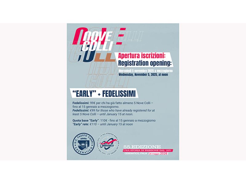 RIPARTONO LE ISCRIZIONI CON NOVITÀ