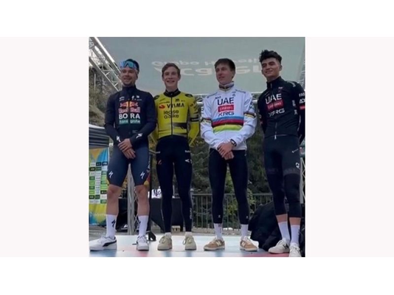 ANDORRA CYCLING MASTERS. TRIONFA ROGLIC SU DEL TORO, POI POGACAR E VINGEGAARD