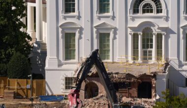 "L'Ala Est della Casa Bianca non esiste più"