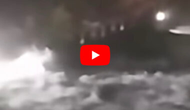 onde fino a 5 metri davanti alla Gorgona, il video