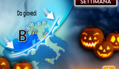 Settimana di Halloween e Ognissanti, forte Maltempo da giovedì 30, gli aggiornamenti