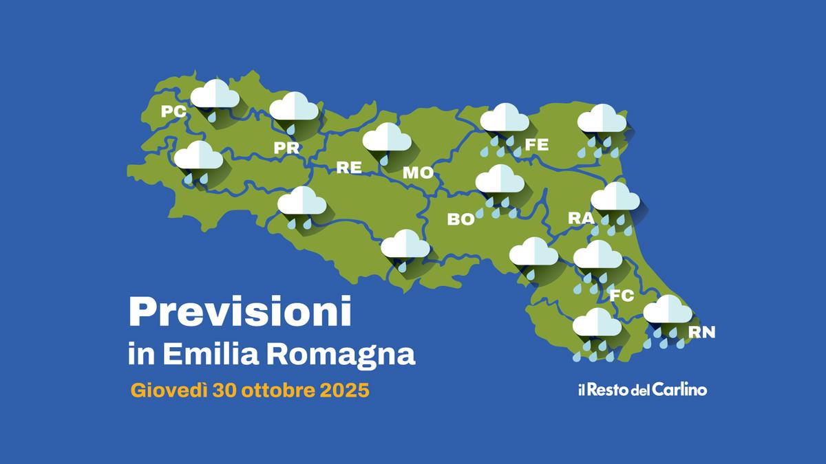 Quanto piove in Emilia Romagna e dove? Allerta meteo gialla per forti rovesci e vento
