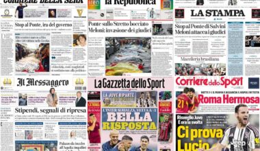 Le prime pagine dei quotidiani di oggi 30 ottobre: la rassegna stampa