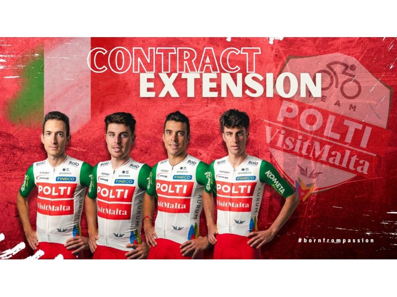 LA POLTI VISITMALTA TERMINA IL SUO CICLOMERCATO COI RINNOVI DI MAESTRI, TONELLI, DAVIDE E MATTIA BAIS