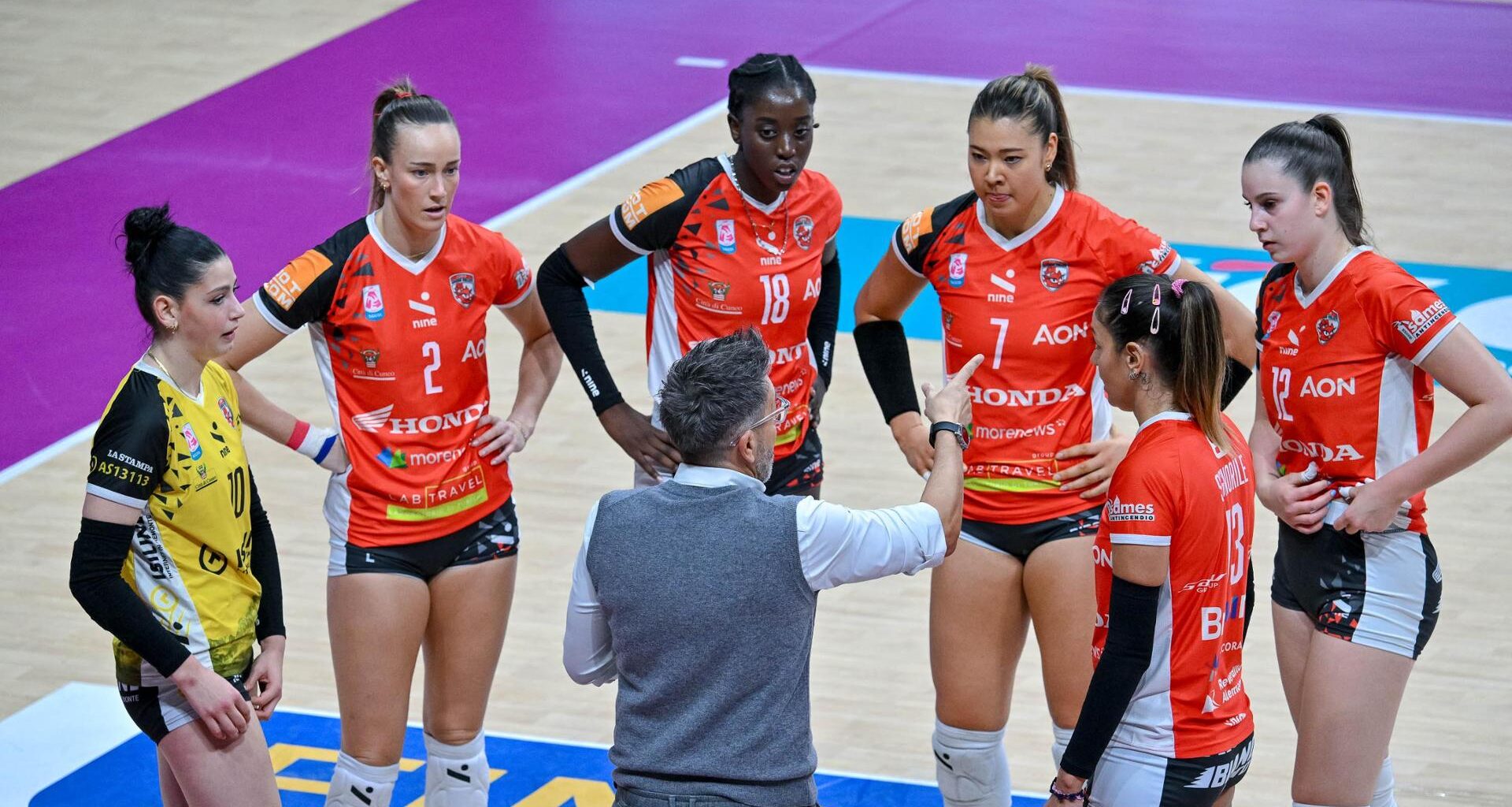 Nella A1 femminile di volley un punto per Cuneo