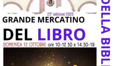 Biblioteca in festa ad Abano Terme con il grande mercatino del libro il 12 ottobre 2025