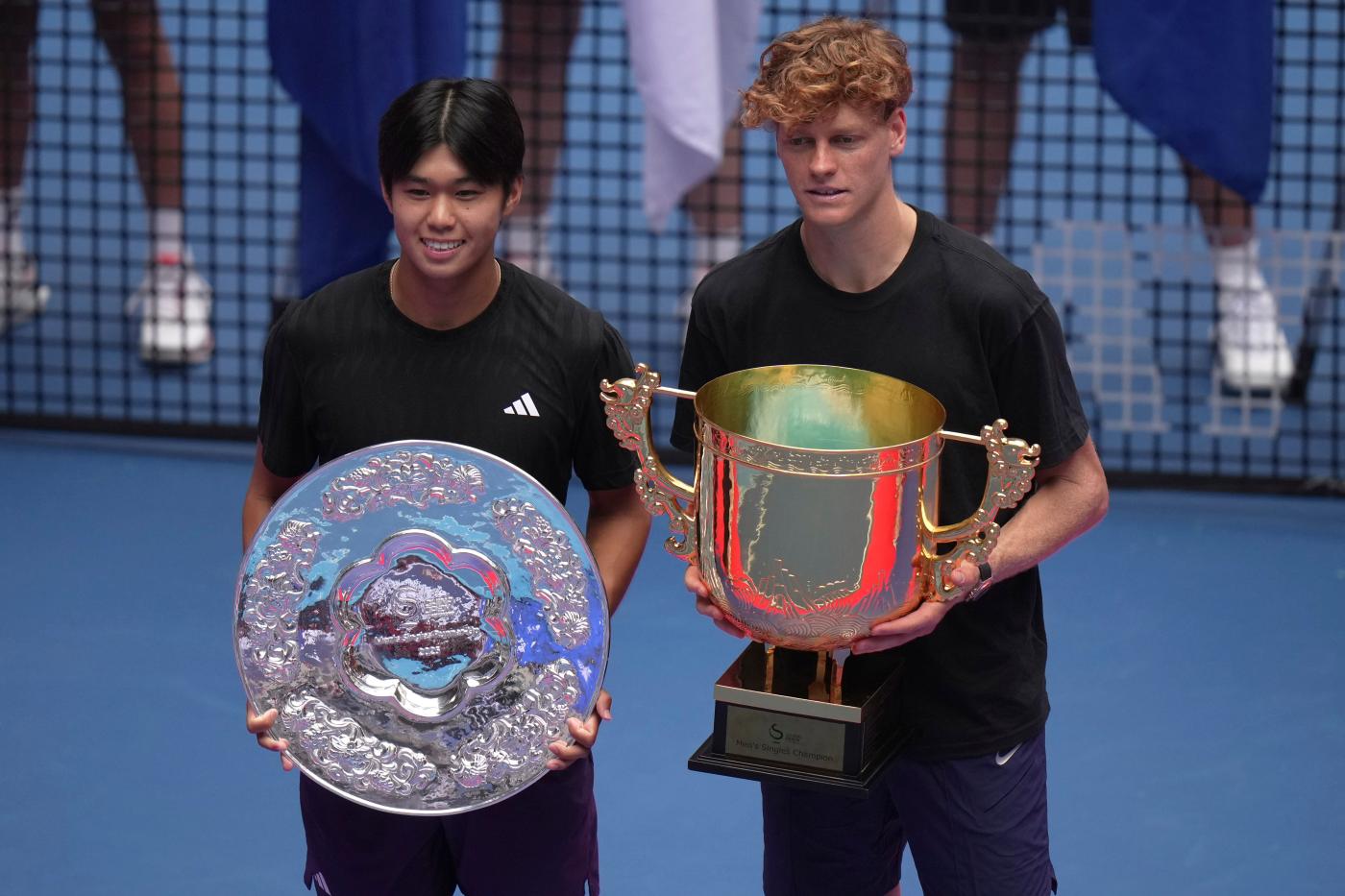 Jannik Sinner e Learner Tien