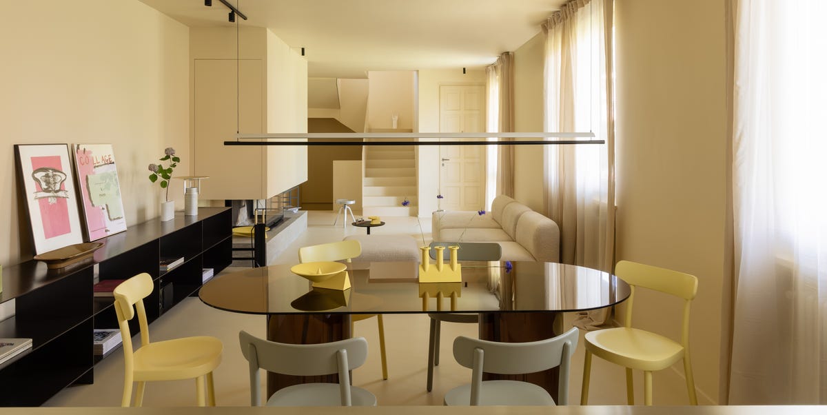 Una casa color crema vicina a Pavia