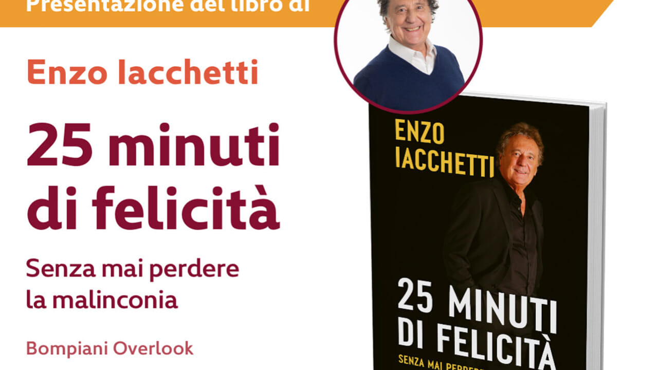 Enzo Iacchetti a Castelsangiovanni con il suo libro autobiografico