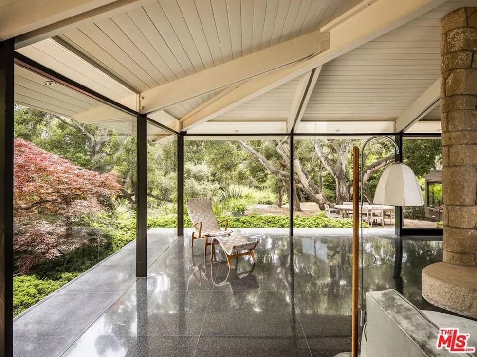 Una “Glass tent” mid-century a Montecito una “glass tent” mid century a montecito
