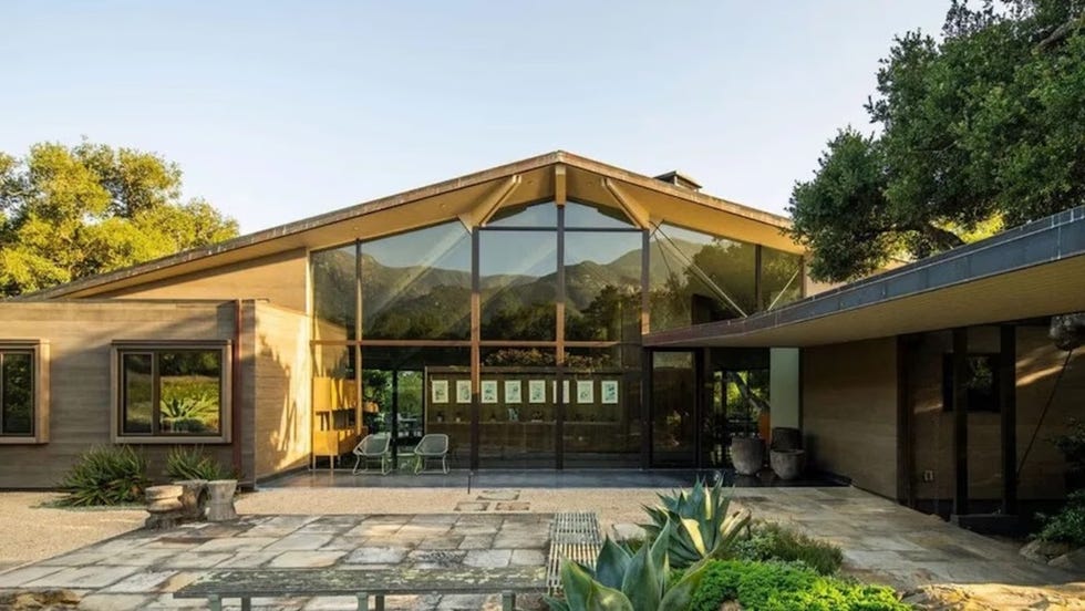Una “Glass tent” mid-century a Montecito una “glass tent” mid century a montecito
