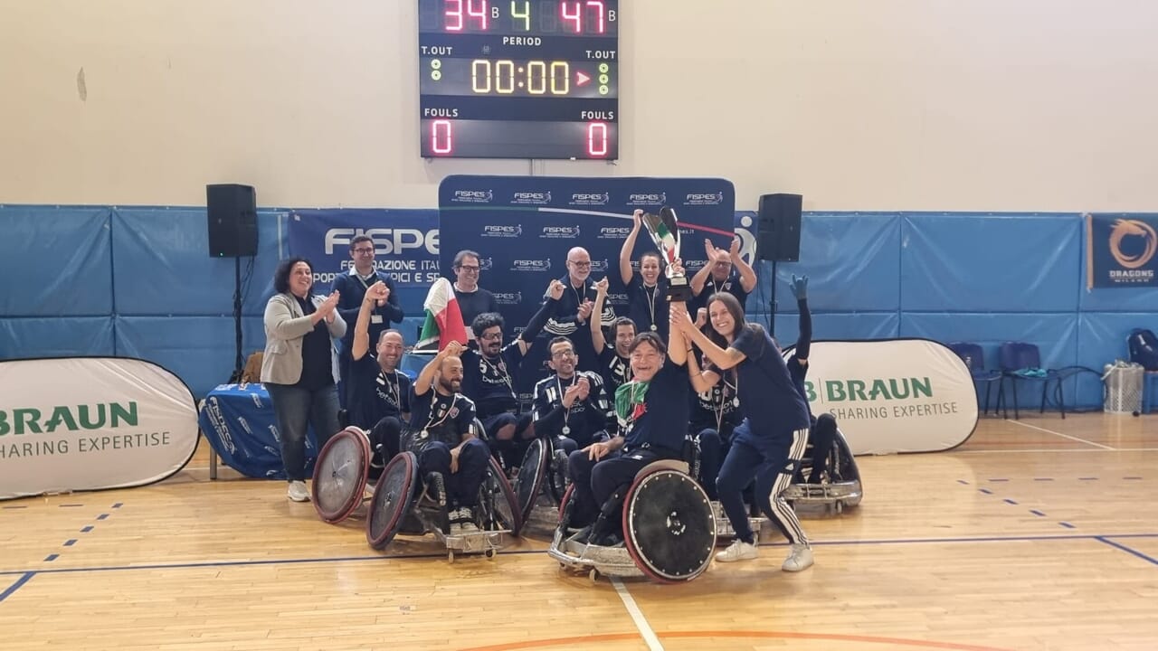 Rugby in carrozzina, Padova scudetto bis: Vicenza ko