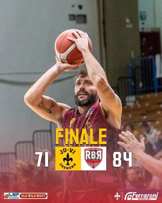 Cremona Sera - Niente da fare per la Juvi al PalaRadi con la corazzata Rimini 71-84