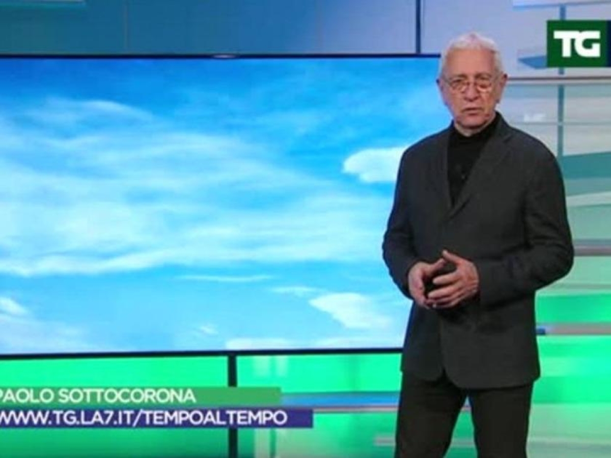 Morto Paolo Sottocorona, uomo del meteo su La7. Aveva 77 anni