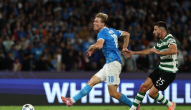 Napoli-Sporting Lisbona 2-1 doppietta di Hojlund e gol di Suarez