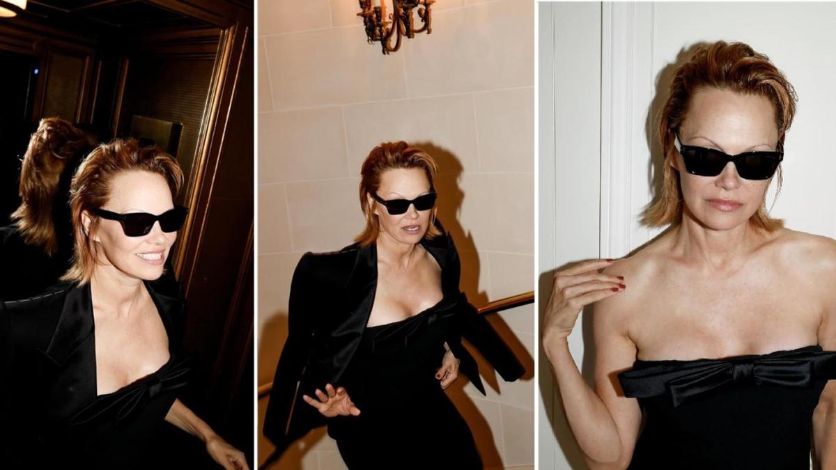 Pamela Anderson si è fatta rossa. Le foto del nuovo look a Parigi