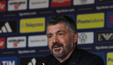 Gattuso in conferenza prima di Estonia-Italia