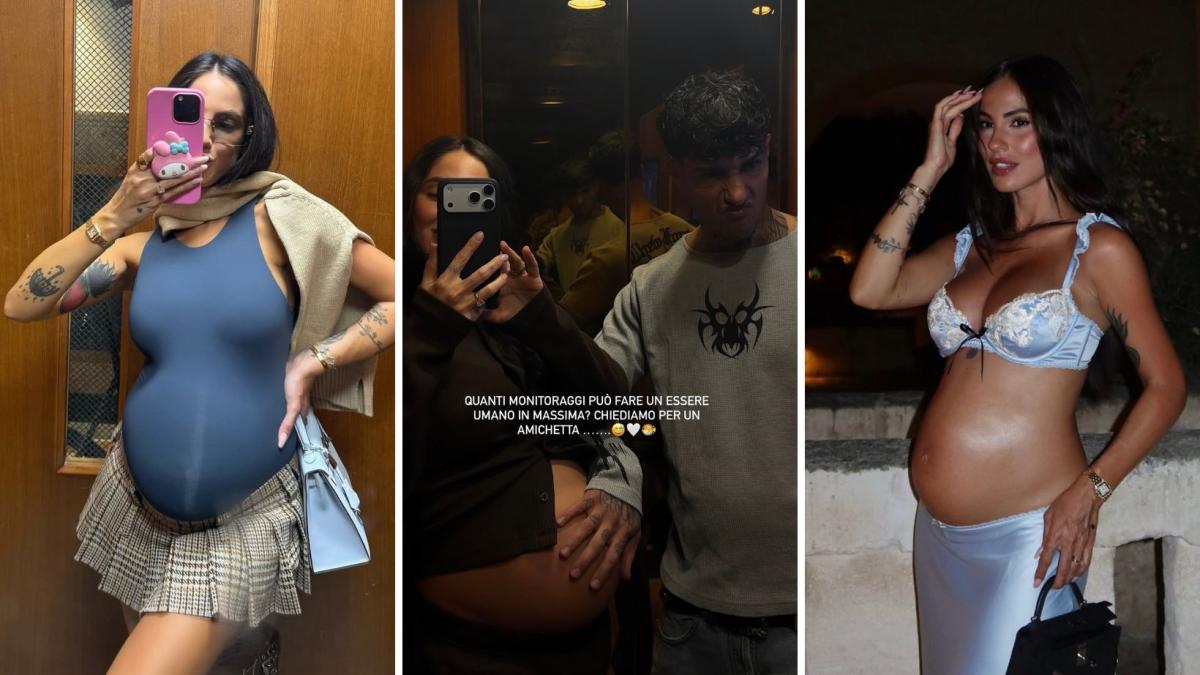 Giulia De Lellis smentisce la fake news sul parto, foto con Tony Effe