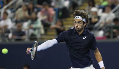Musetti-Auger Aliassime al Masters 1000 di Shanghai: il canadese domina il match Cronaca 4-6; 2-6
