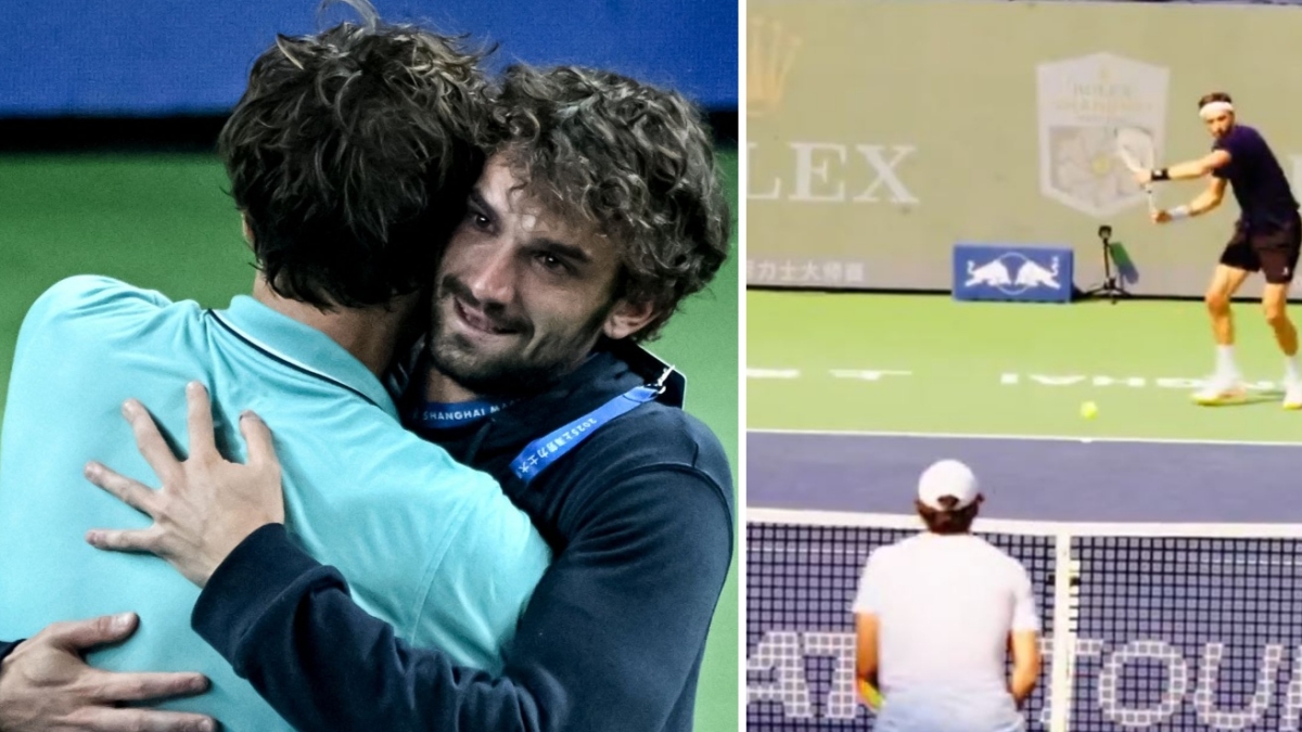 Vacherot-Rinderknech, finale nel Masters-1000 a Shanghai: i cugini si allenano insieme prima di affrontarsi. C'è Federer a guardarli