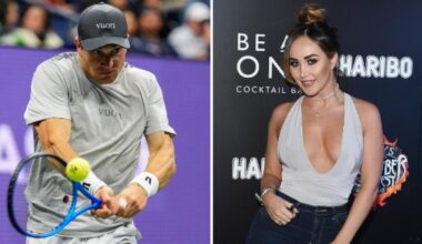 Tennis, Draper e i messaggi piccanti a Lauryn Goodman, ex di Walker