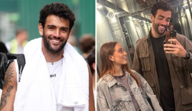 Matteo Berrettini fidanzato con Vanessa Bellini, ballerina di Marracash: le foto