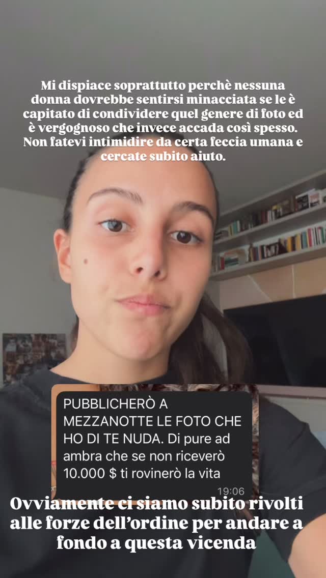 Jolanda Renga ricattata sui social