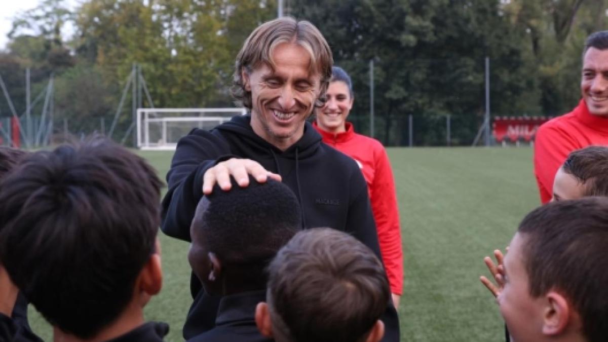 Modric e i giovani del Milan, il discorso commovente