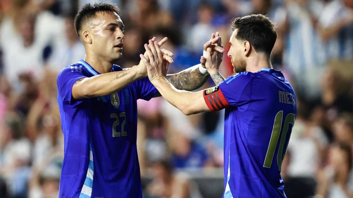 Argentina, Lautaro come Crespo: doppietta al Portorico, 6-0