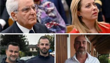 Mattarella e Meloni ai funerali di Stato dei tre carabinieri uccisi nell'esplosione di Castel D'Azzano