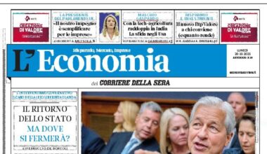 I piani di Mastrolia per Carrefour, l’export di Conserve Italia e la scalata dell’acqua Maniva L’Economia in edicola lunedì