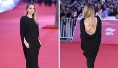 Festa del Cinema di Roma, i look più belli: Angelina Jolie con tatuaggi a vista), Gioli moderna e Alessandro Borghi in t-shirt