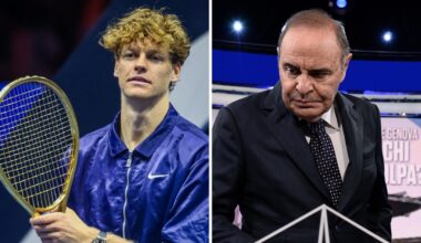 Tweet al veleno di Vespa su Sinner: «Perché un italiano dovrebbe tifare per un tedesco che rifiuta la Nazionale e vive a Montecarlo?»