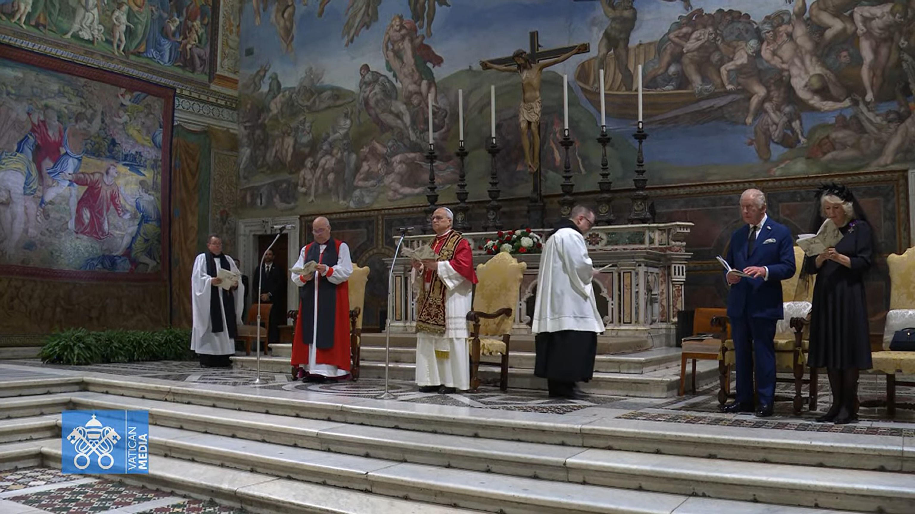 Re Carlo e Camilla a Roma per la preghiera con papa Leone: «Giornata storica». La nomina del sovrano a «Confratel»