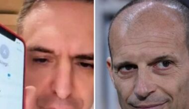Massimiliano Allegri, il suo numero di cellulare mostrato in un video su TikTok: lo youtuber Andrea Diprè finisce a processo