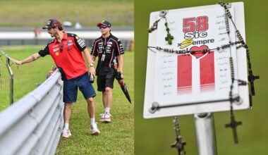 Bezzecchi e Bagnaia omaggiano Simoncelli, a 14 anni dalla morte