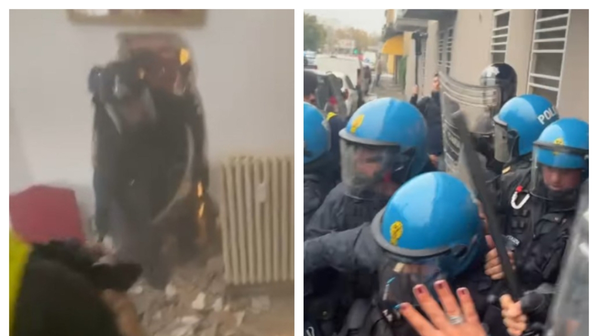 Bologna, sfratto con scontri: «Muro buttato giù con una mazza di ferro. Cacciati bimbi e famiglie, al loro posto affitti brevi da 700 euro a notte»