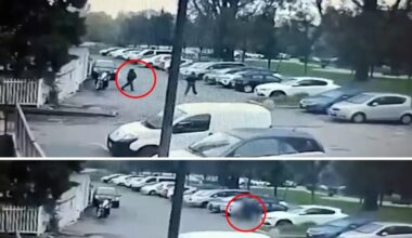 Il video dell'agguato di Luigi Morcaldi a Luciana Ronchi: lei cerca di evitarlo, lui la accoltella. L'intervento dei passanti, poi il crollo