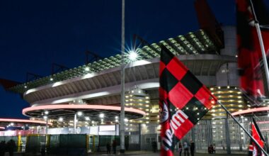 Tifosi del Milan contro partita a Perth. Striscione bloccato a San Siro